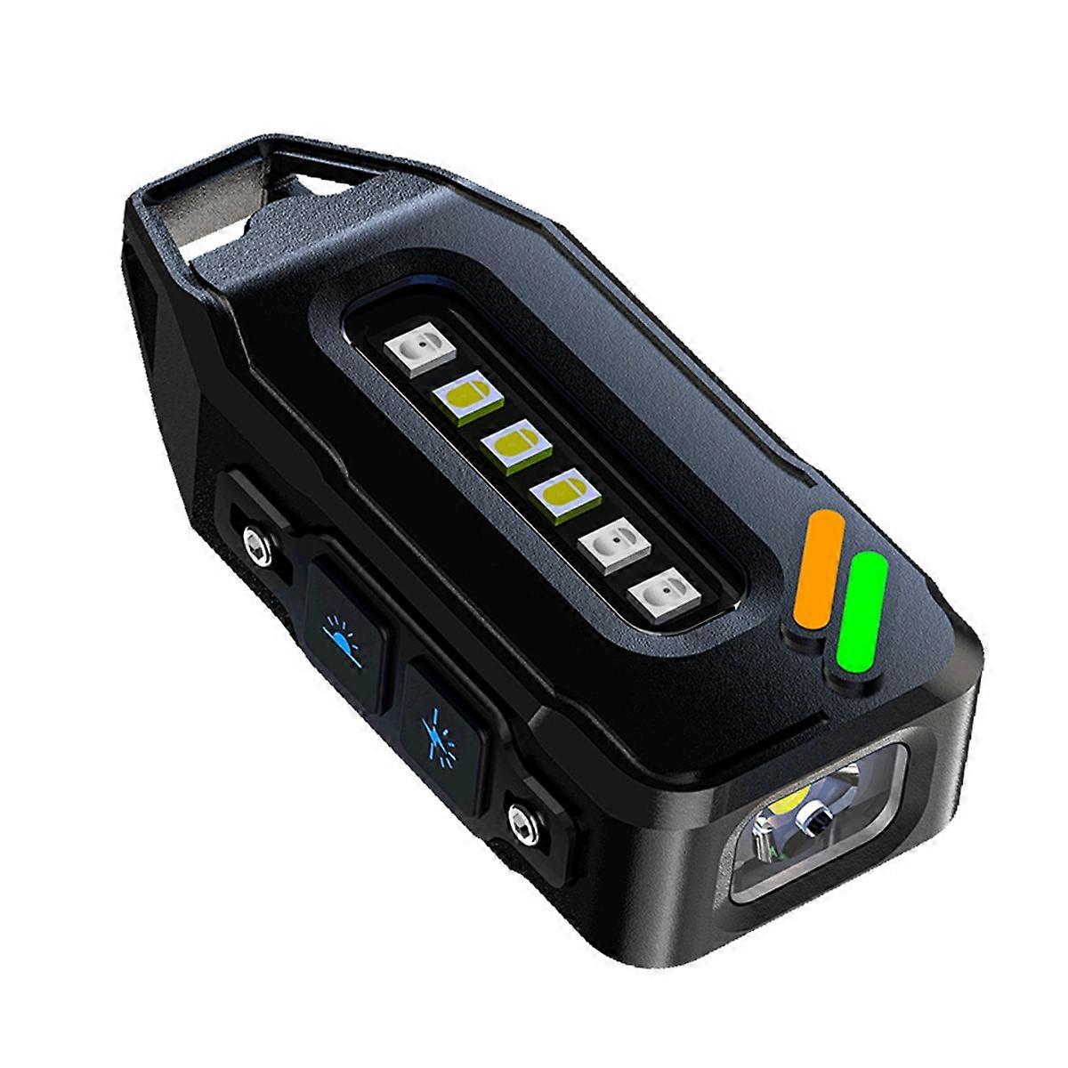 Multifunctional Mini COB Keychain Light USB Charging Emergency Lamps