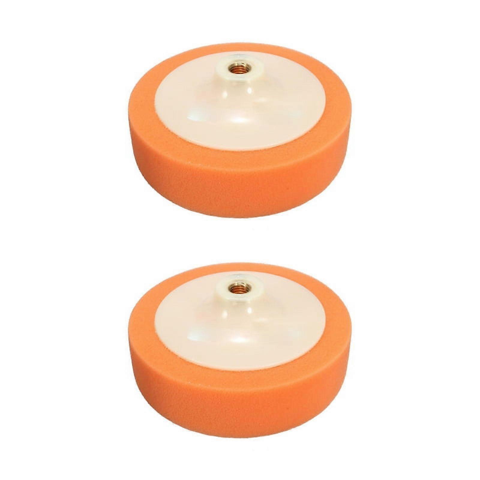 2Pcs 150mm Car Polishing Buffing Mop Pad Sponge for M14 Thread