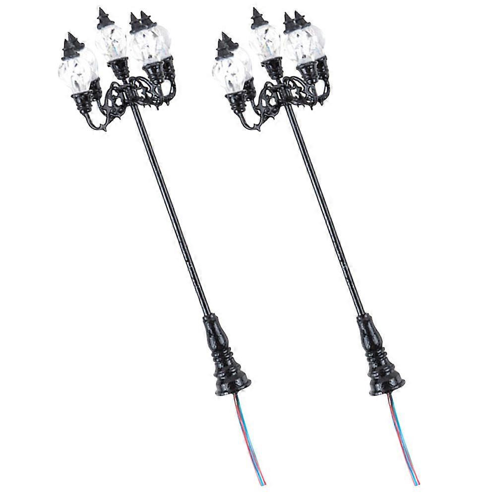 Realistic Design Mini Street Lamp For Sand Table Lighting DIY Hobbyists 10Pcs