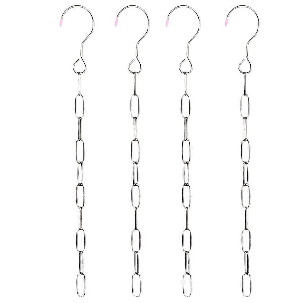 Clothes Drying Rack Stainless Steel Chain for Clothes Storage 4Pcs