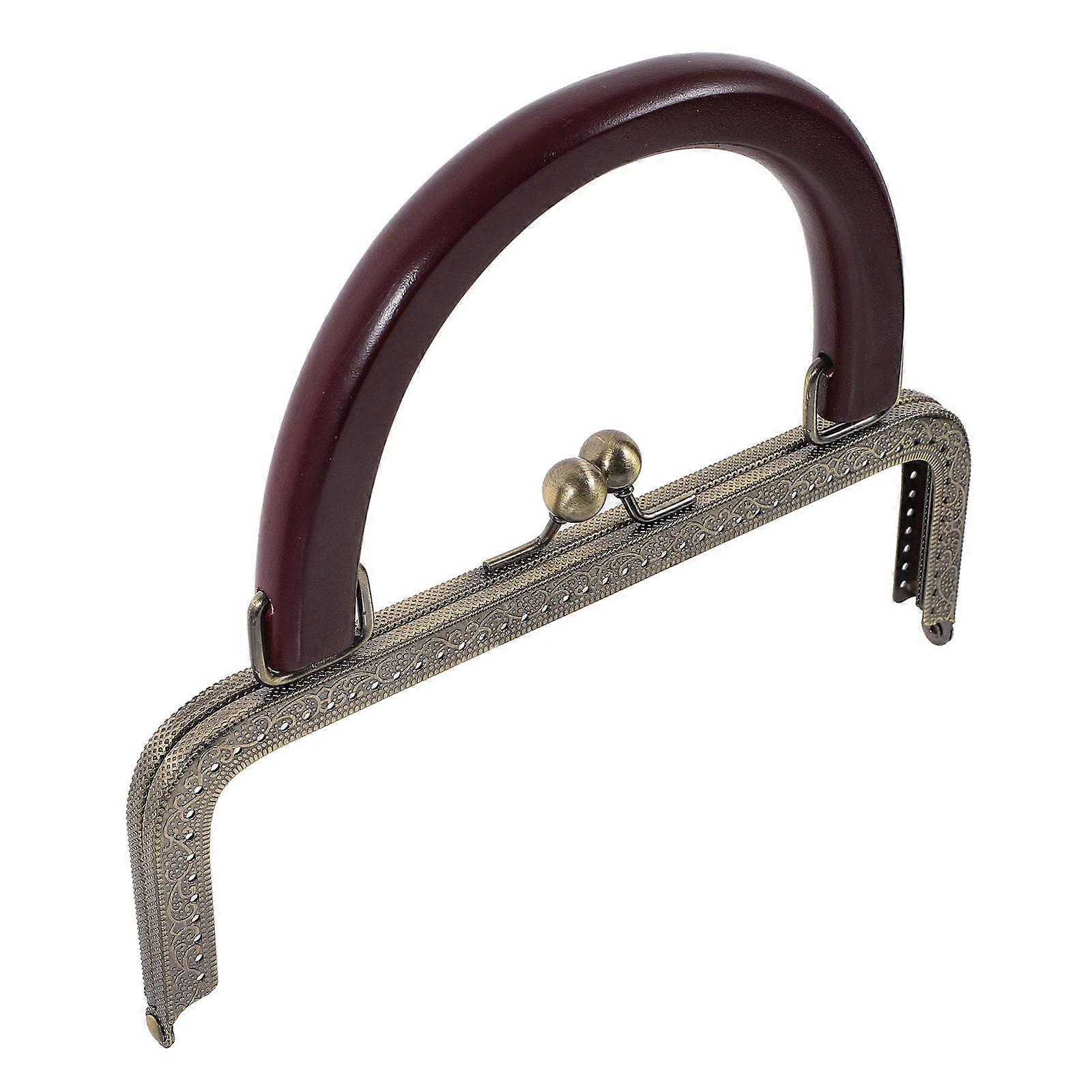 Retro Metal Handle For Bags 4Pcs Clutch Frame Ideal For Daily Use Fashion Enthusiasts Featuring Simple Design