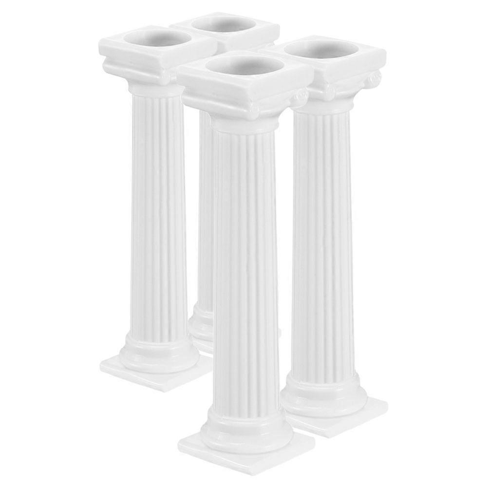 Cake Stand Wedding Tier Cake Support Cakes Desserts White Plastic Stability 4Set