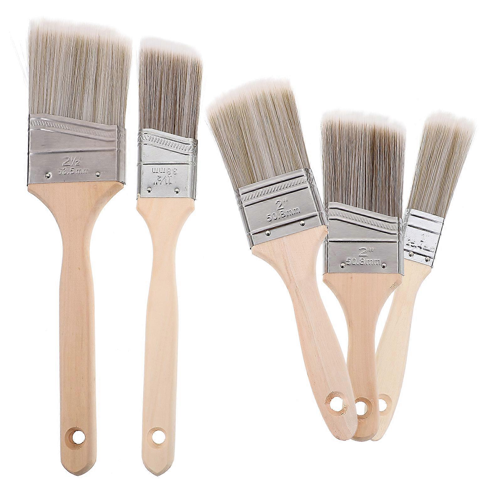 Oil Paint Brush for Wall Painting Ergonomic Tool 25Pcs Set