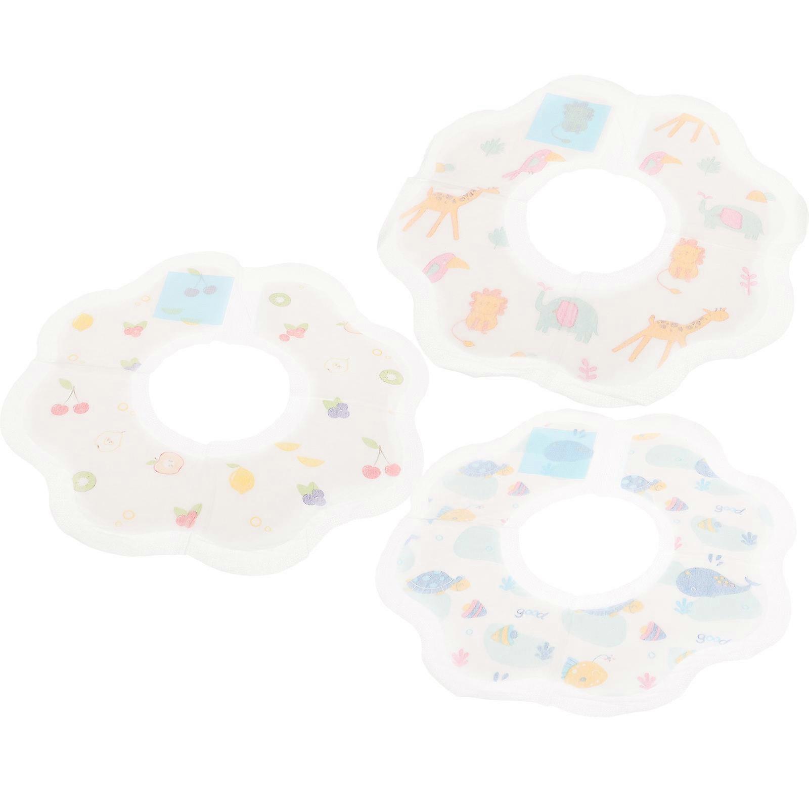 Infant Essentials 6 Boxes Of Newborn Drooling Towels Drool Bib Assorted Color Feeding Time Absorb Drool