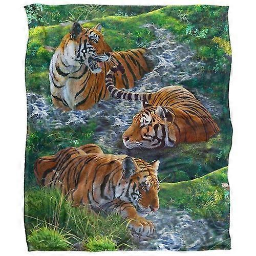 JQ Licensing Silky Tiger Supersoft Blanket