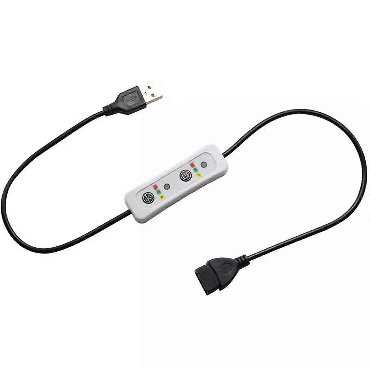 Universal 5V USB Extension Remote Control 3-Speed Timing Switch Power Cable for USB Ceiling Fan USB LED Light Lamp