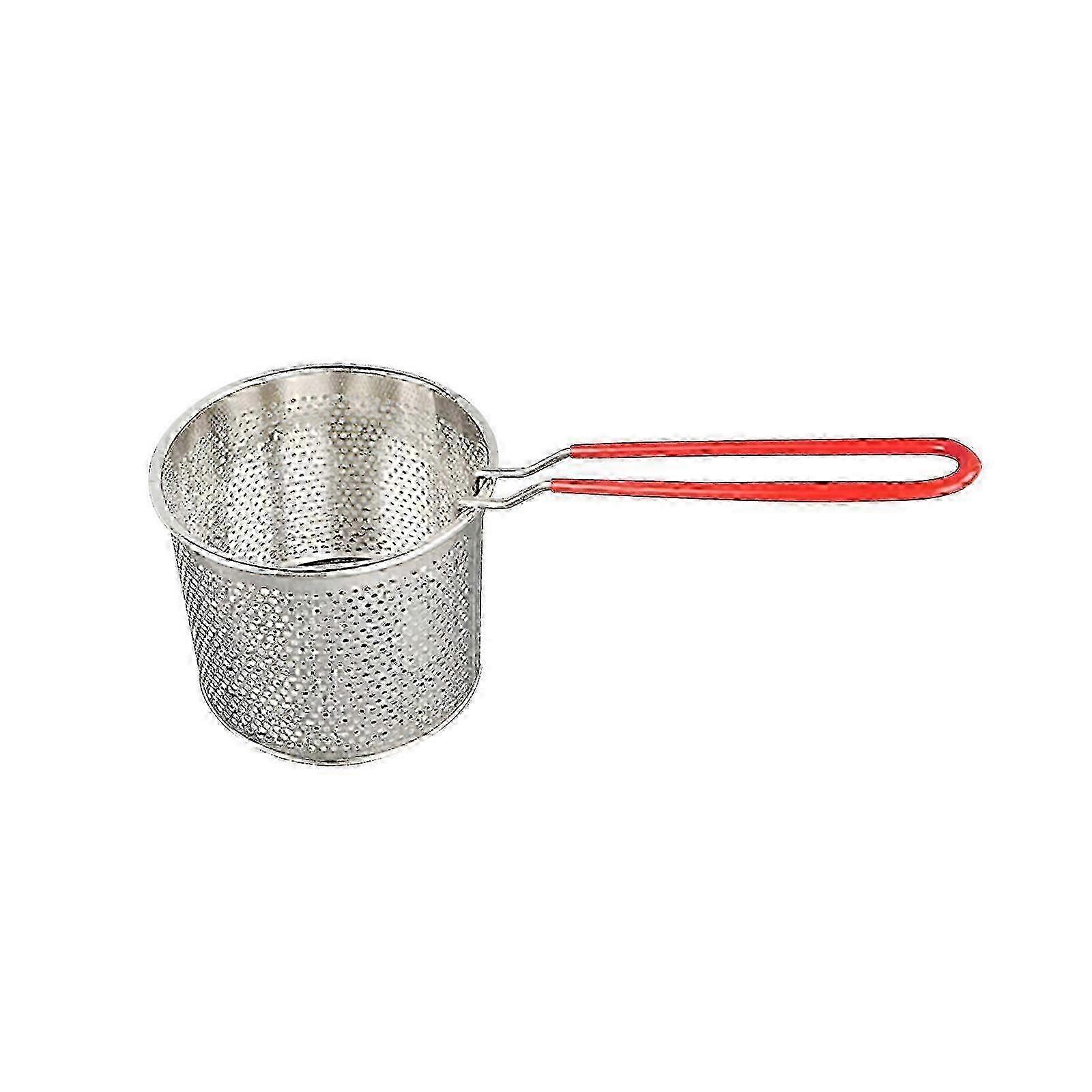 Paslanmaz Çelik Derin Kızartma Sepeti Tel Kızartma Sepeti Mesh Patates Kızartması Cips Sepeti Piknik Büfe Restoran için Kızartma Servis Sepeti