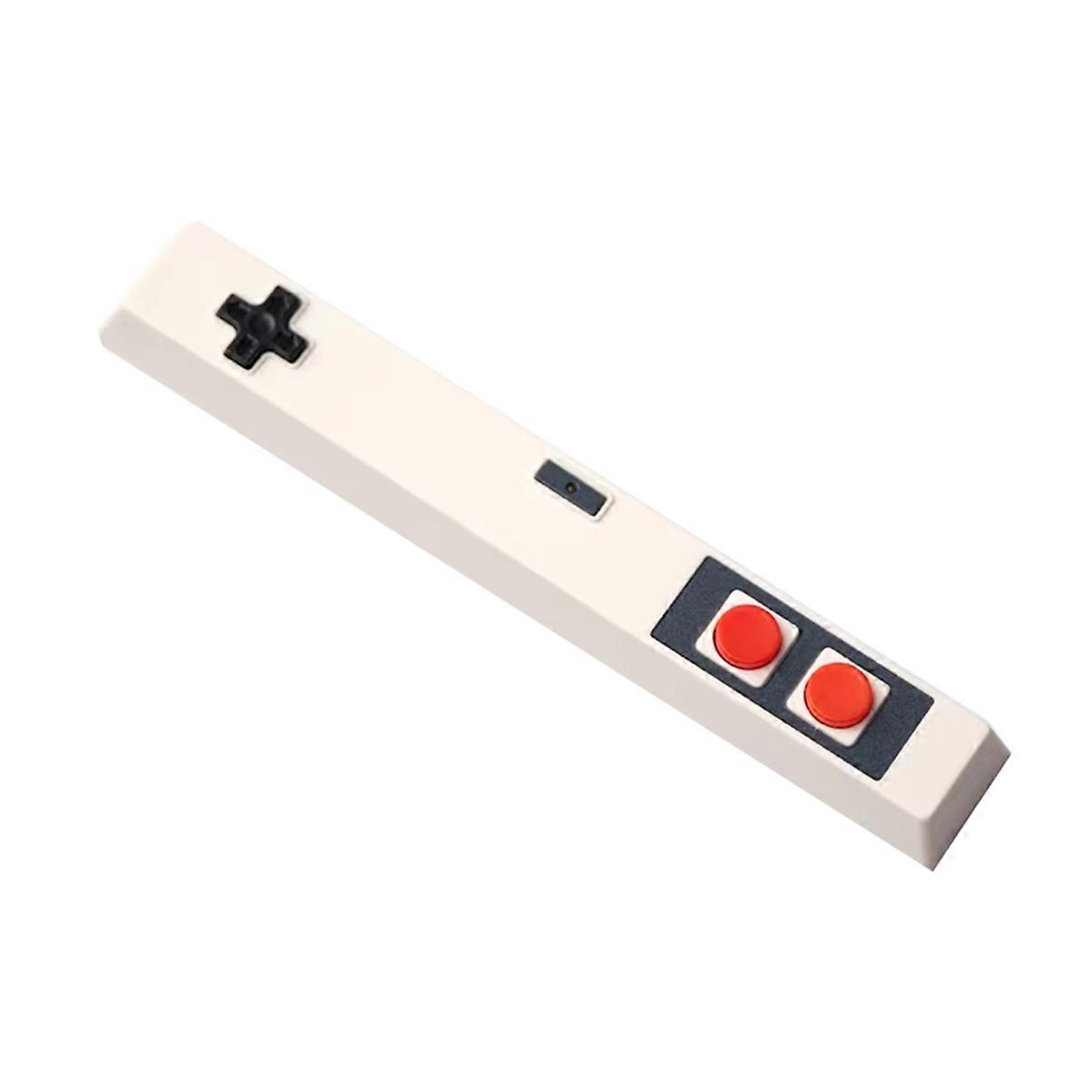 Retro Gamepad Keycap 6.25U Spacebar Artisan Keycap ABS for MX White