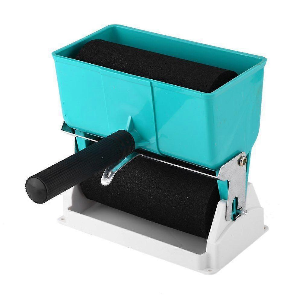 Single Roller Manual Gluing Machine Portable Gluing Device for Woodworking (6 Inch with Flow Control Switch)