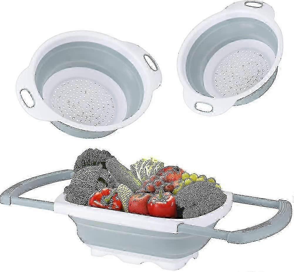 Colander Collapsible, Kitchen Strainer Colander, Collapsible Colander With