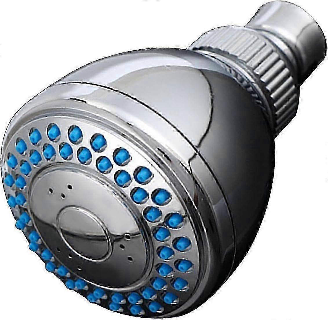 Shower Head - Adjustable Shower Head | Multi-Layer Electroplated Shower Head | Water Shower Head With Small Silicone Nozzles | Anti-Clog Shower Head F