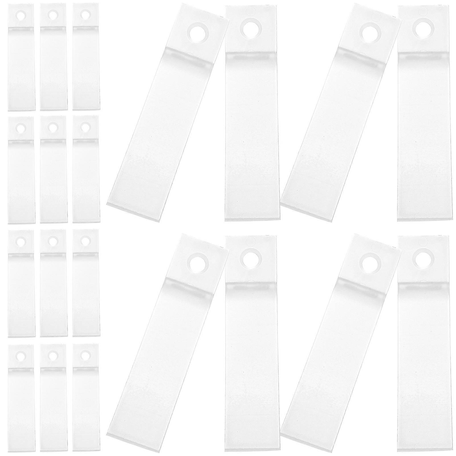 Transparent Drawer Guides Plastic Drawer Stop for Dresser Use 300Pcs Pack
