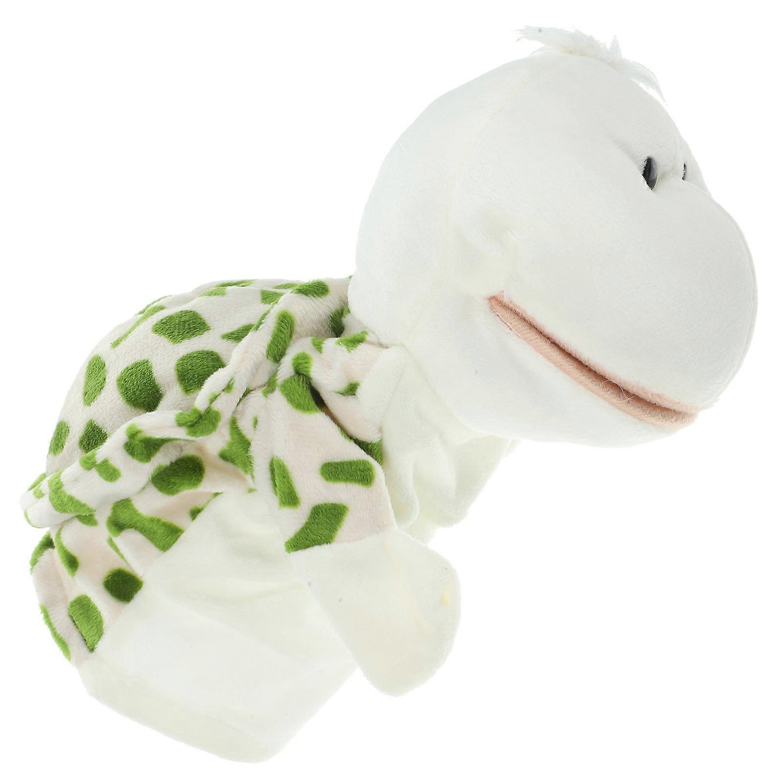Plush Turtle Toy Interactive Hand Puppet 4Pcs Set for Kids and Toddlers