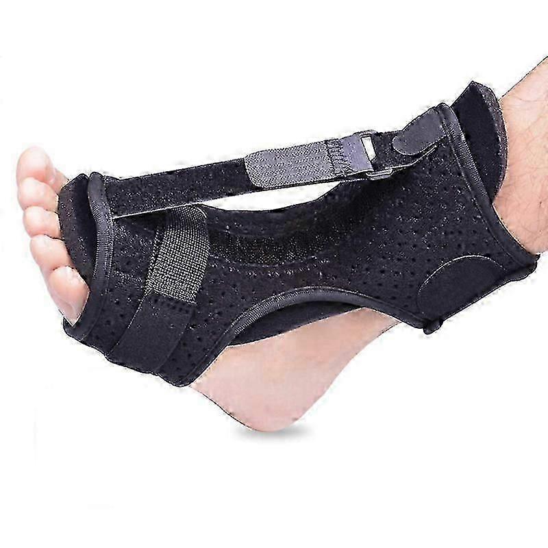 Adjustable plantar fasciitis night splint for heel and ankle support