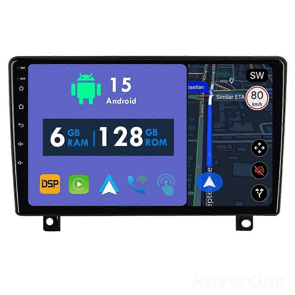 Car Radio 6G+128G CarPlay GPS Navigation Head Unit for Opel Astra H 2006 - 2014 Android Auto Bluetooth Stereo Touch Screen