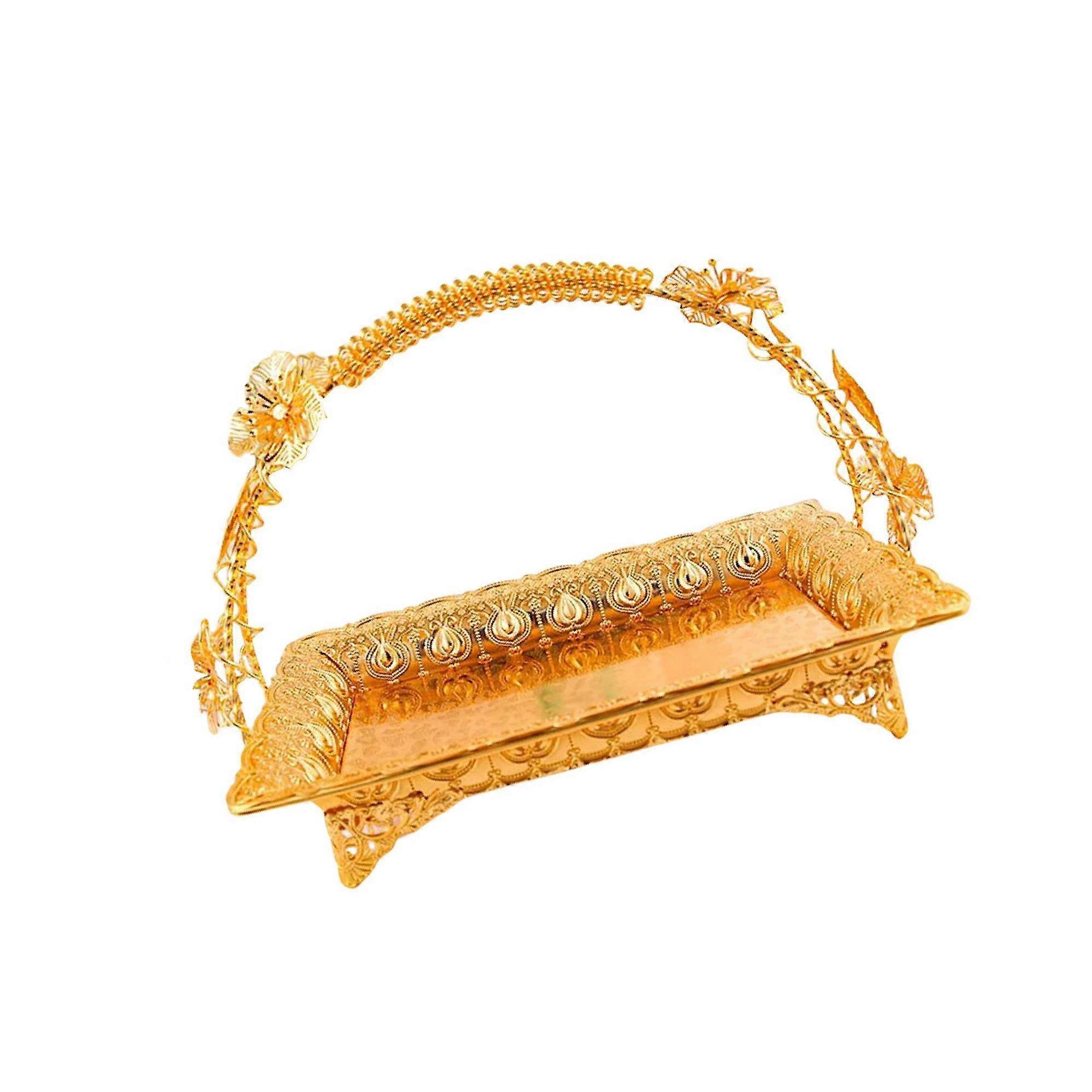 European Style Fruit Tray Multipurpose with Handle for Kitchen Decoration