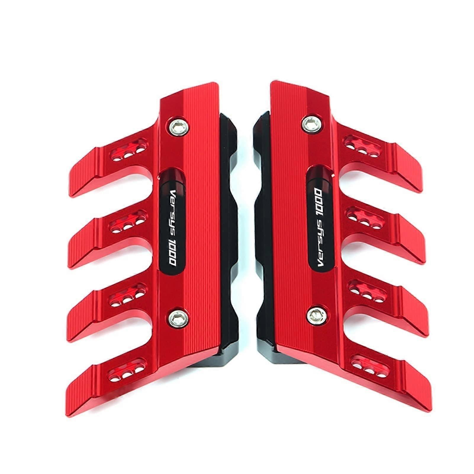 Motorcycle Front Fender Side Protection Guard CNC Aluminum Mudguard Sliders for Versys 1000 Red