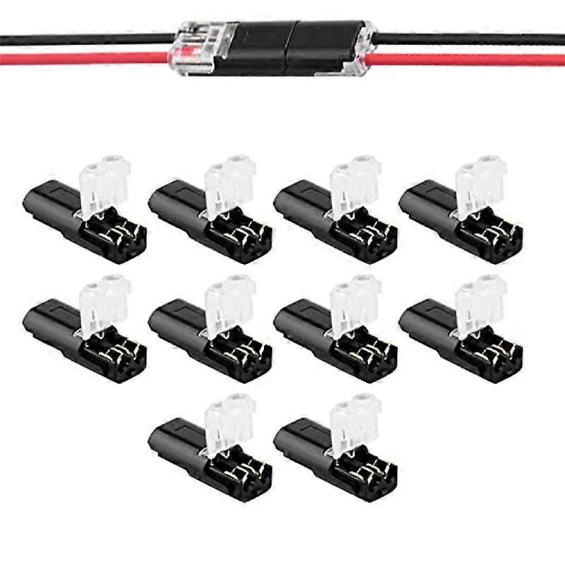 Double-Wire Plug-In Connector+Locking Buckle, 20PCS