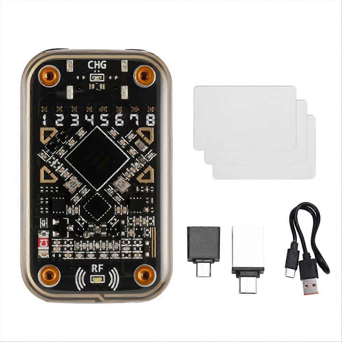 Chameleon Ultra RFID Smart Chip-læser + 3xUID-kort Smart Card Emulator