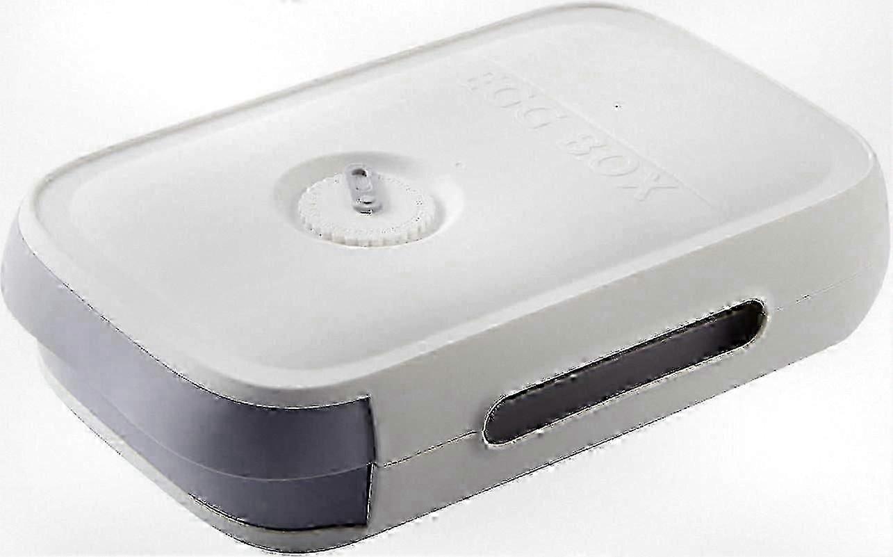 Egg Storage Container for Refrigerator with Freshness Indicator (White)