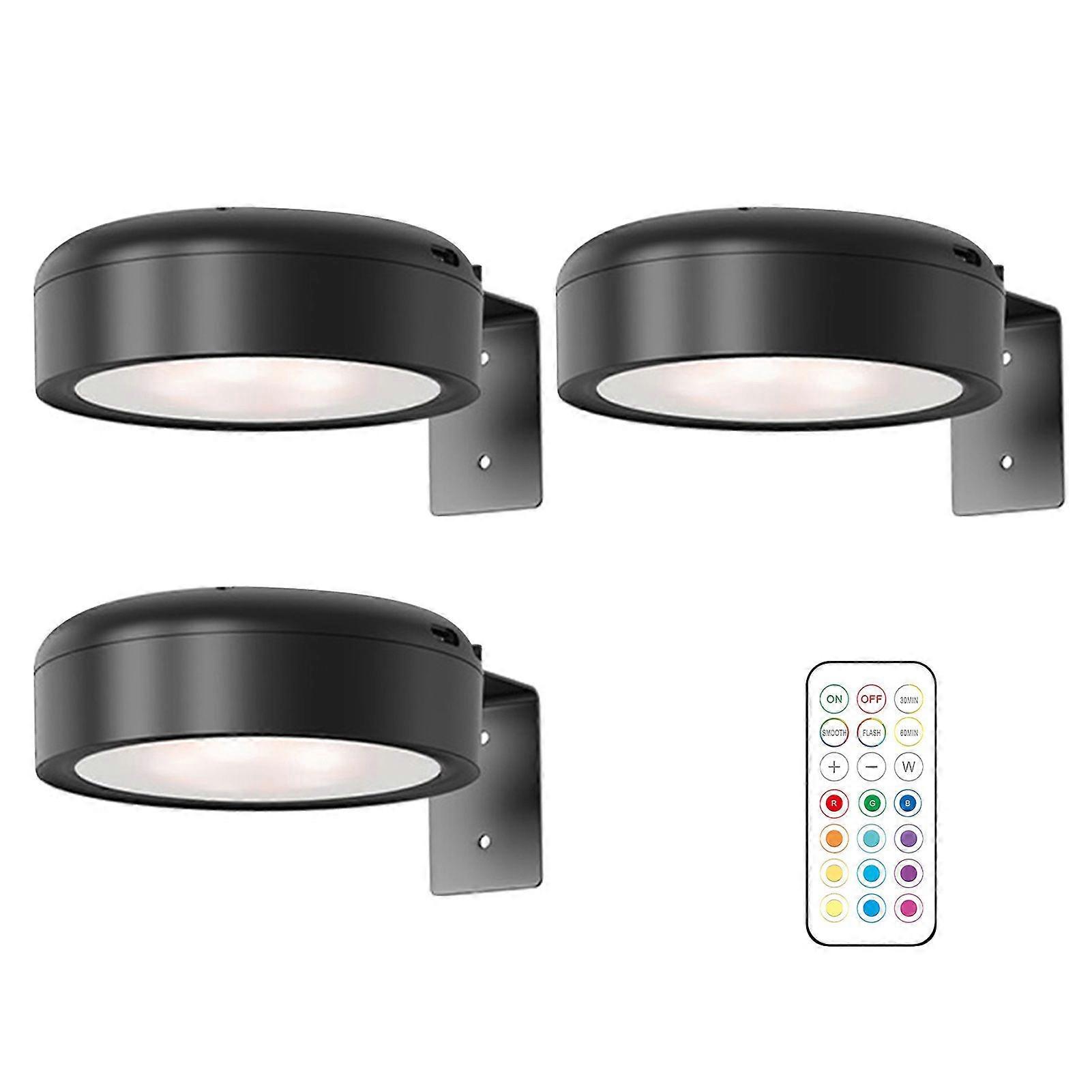 Jikaixiang Picture Light with Remote Control 100 Lumens High Brightness Stepless Dimming 3 Lighting Modes Battery Operated No Drill Wall Art Light