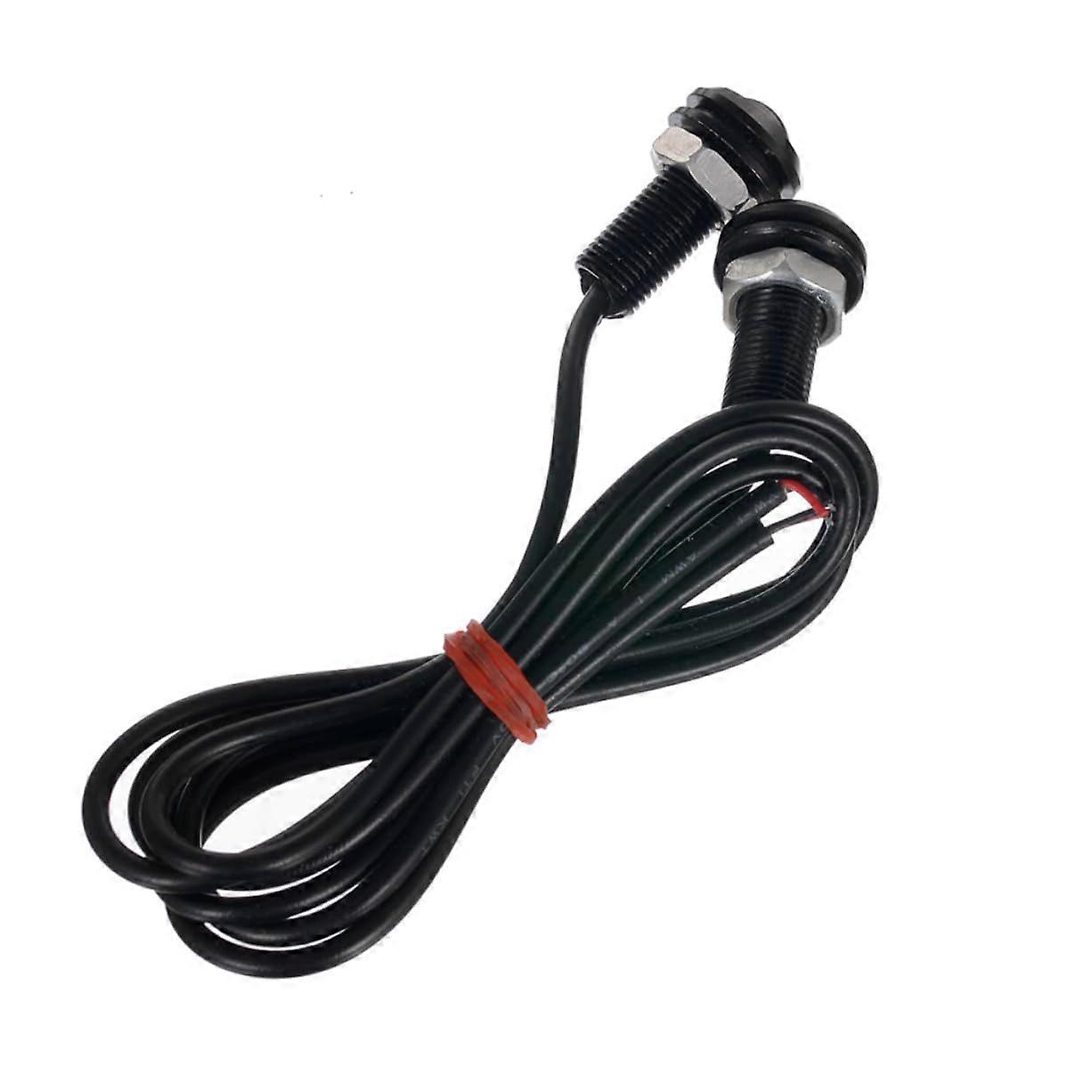 LED Lights White 2Pcs DRL Turn Signal Fog Backup Bulbs For Car And Motorcycle DC Energy Saving  Brightness