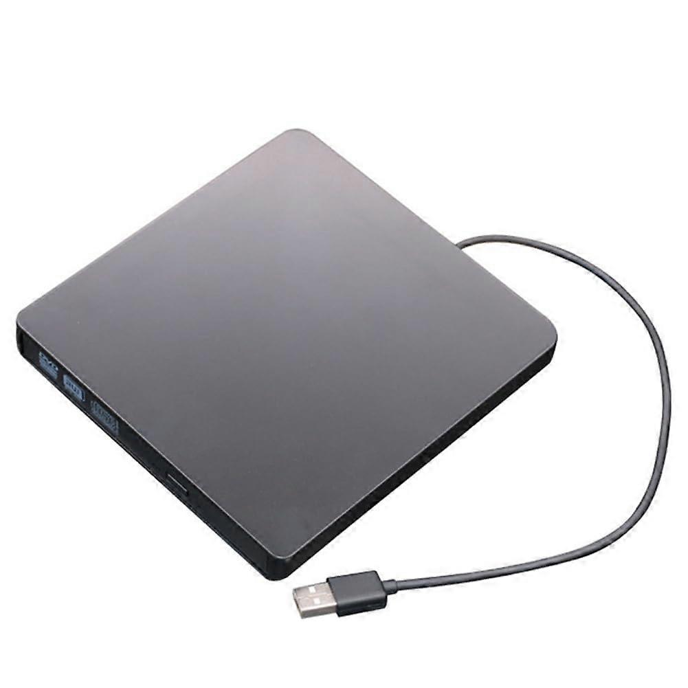 USB3.0 External CD Player 12.7mm Tray Type Ultra Slim DVDRW Optical Drive For Computer Laptop PC Black