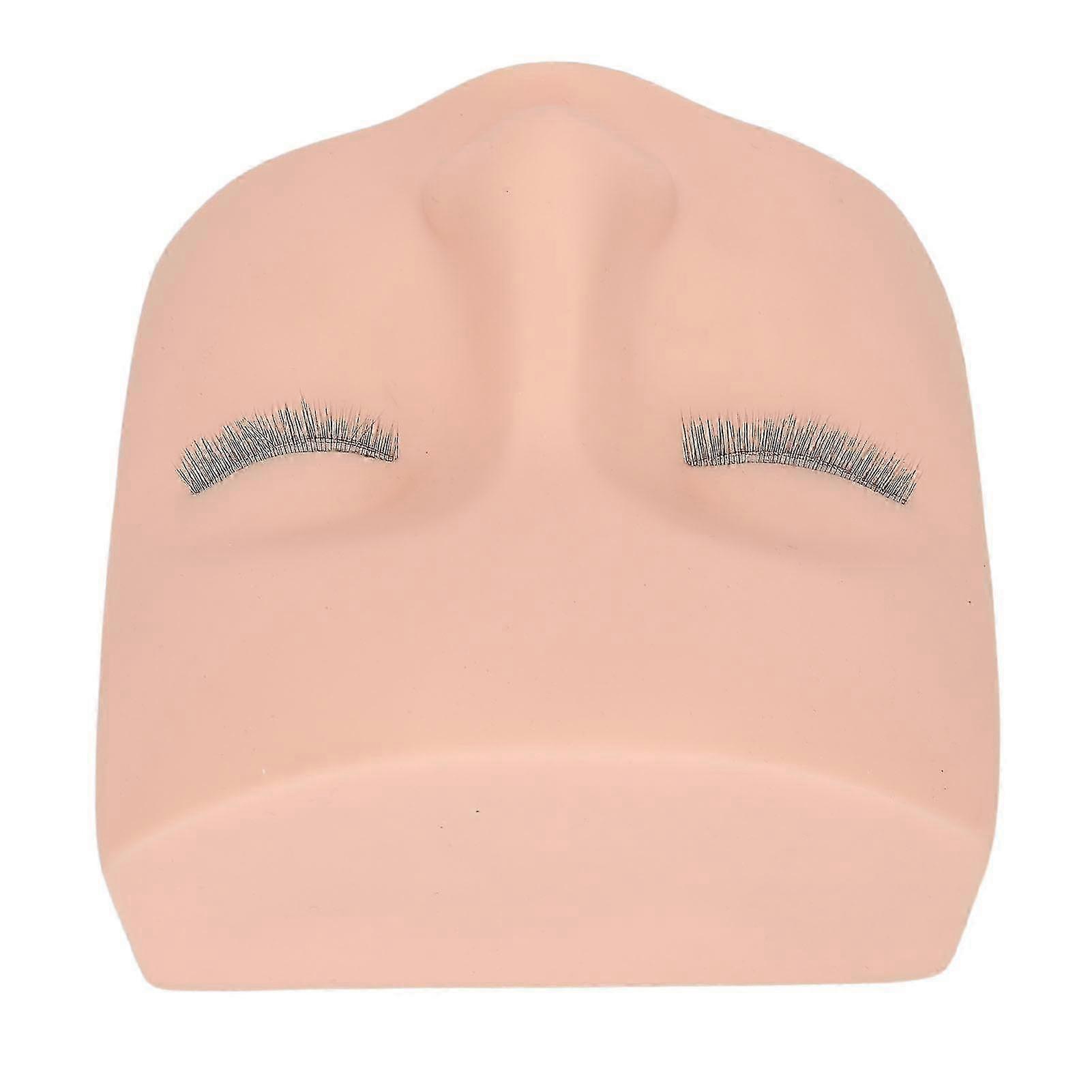 Eyelash Extension Mannequin Head PVC Realistic Comfortable Touch Reusable Practical Mannequin Head