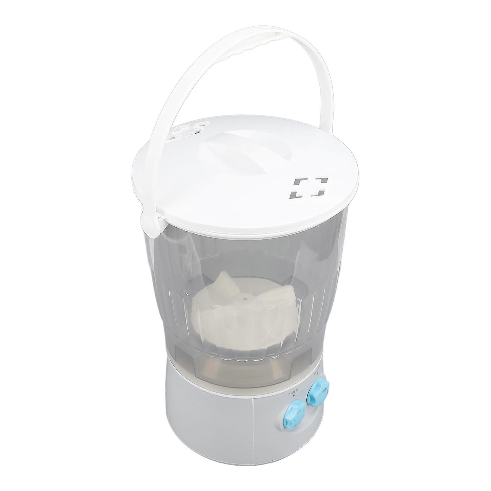 Small Washing Machine 85W 10L Up to 15 Minute Timer Compact Laundry Washer for Home Apartment EU Plug 220V 