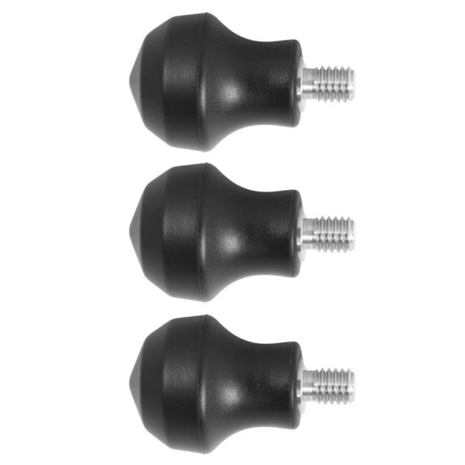 Interchangeable Tripods Foot Spikes And Silicone Pad Set For Secure Ground Grip In Ruggeds Photography Environment Multicolor