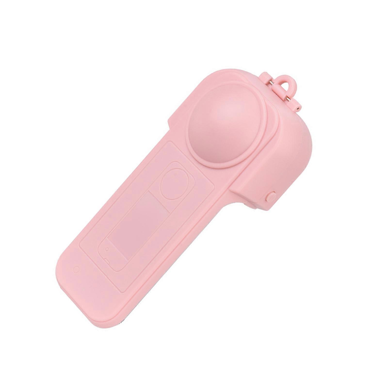 Action Camera Lens Cap Screen Guard Ergonomic Design for 360 X5 Scratch Resistant Full Coverage Lens Protector  Pink