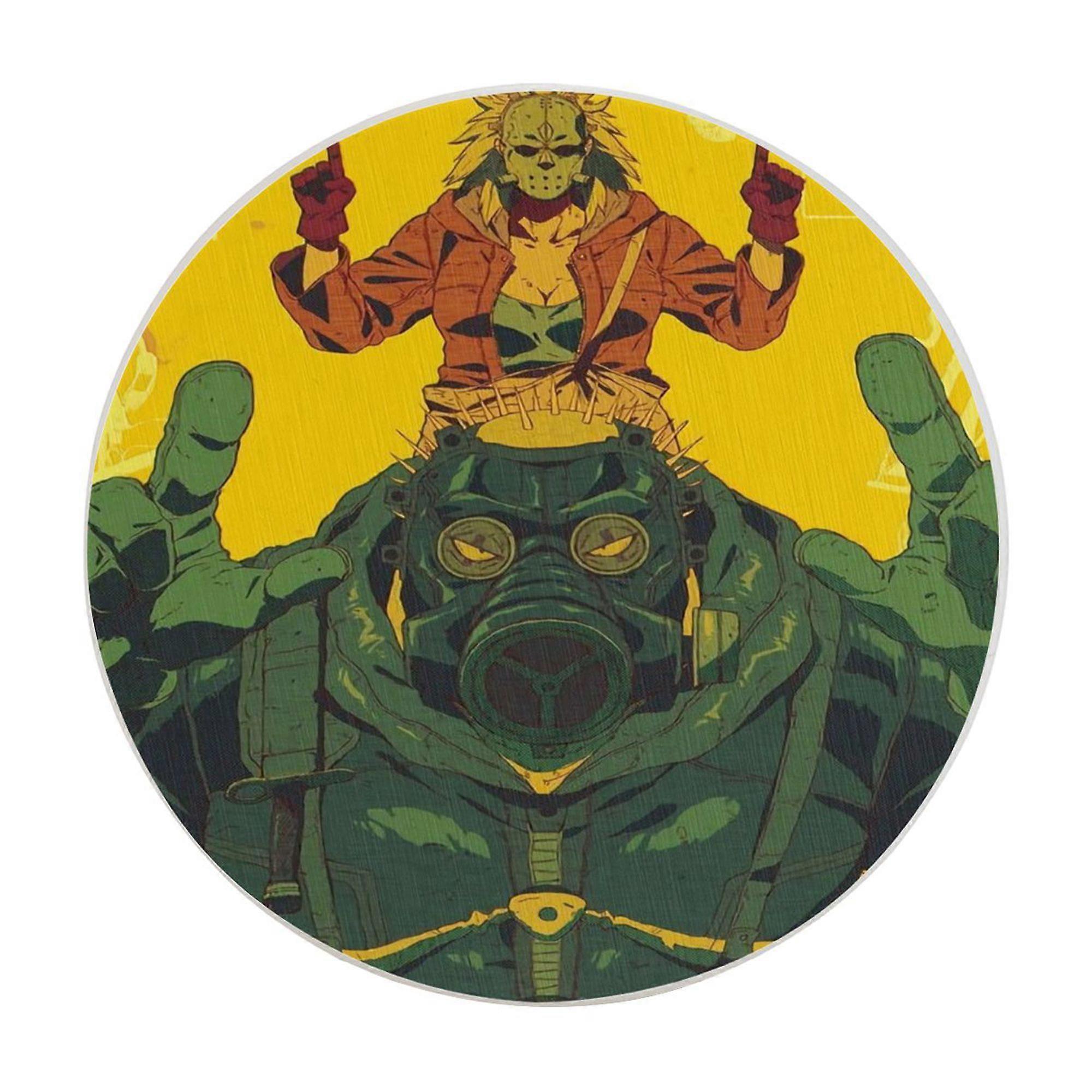 Dorohedoro absorberende diatoméjord-underlag, lugtfri diatoméjord skridsikker isolering beskytter bordpladen mod skader One Size