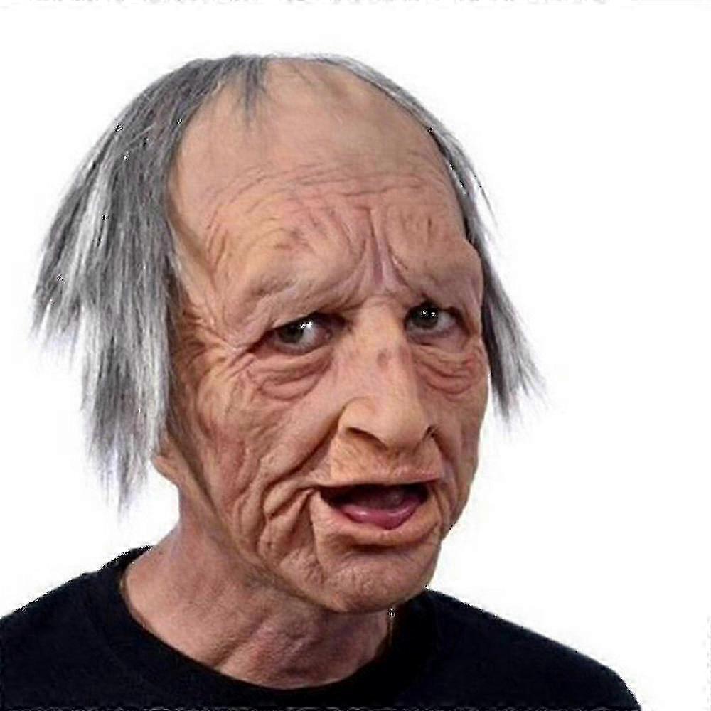 パーティーの小道具のための現実的な変装機能を備えた男性ラテックスハロウィーンフェイスマスク