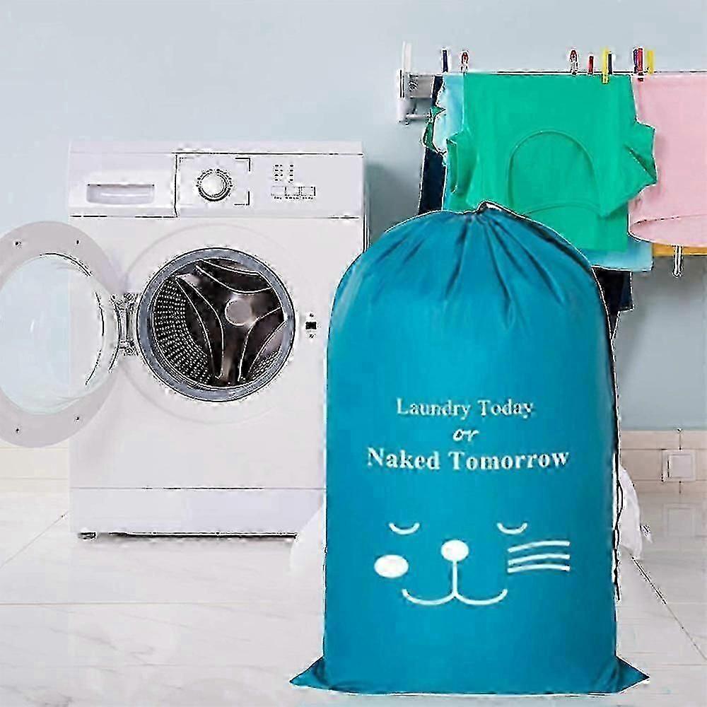 2 Pack Travel Laundry Bag, Machine Washable Dirty Clothes Organizer