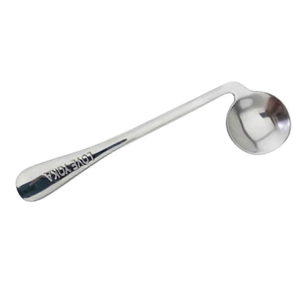 Left/Right Stainless Steel Soup Spoon with Angled Spoon and Curved Utensils