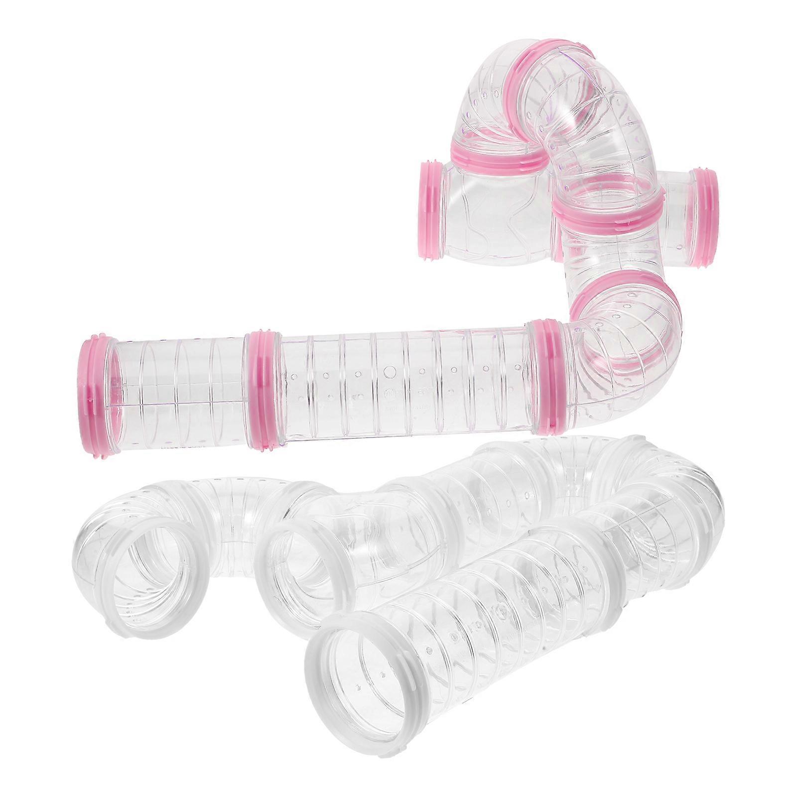 Hamster Cage External Tube DIY Tunnel Toy 2Sets Pack