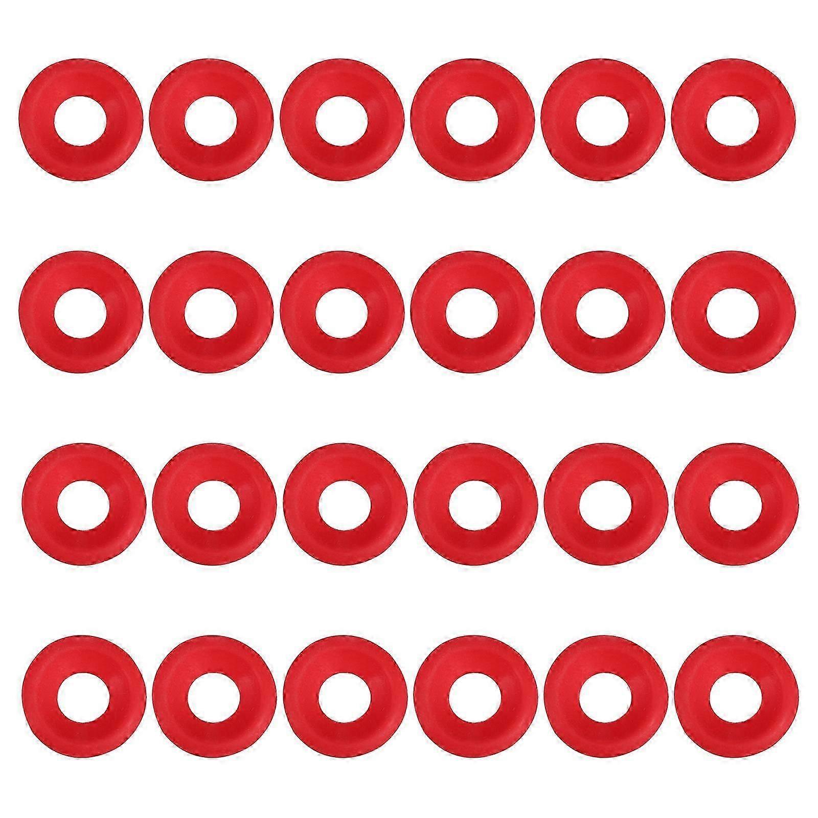Bottles Gaskets Beer Bottle Seal Gaskets For Red Round 24Pcs