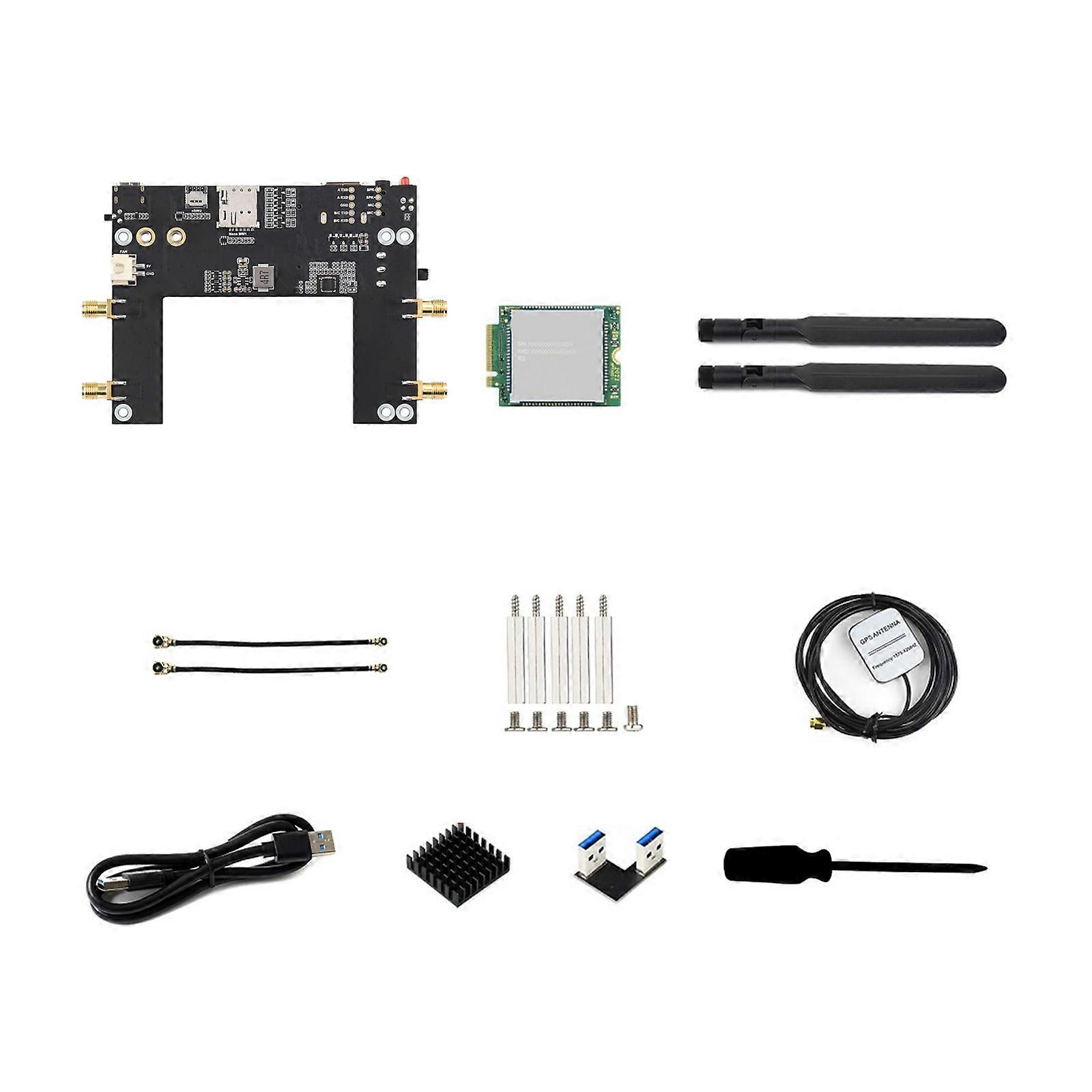 Industrial 4G Communication Module Development Board for SIM7600G-H-M.2 Networking Module Base Board Accessories Multicolor