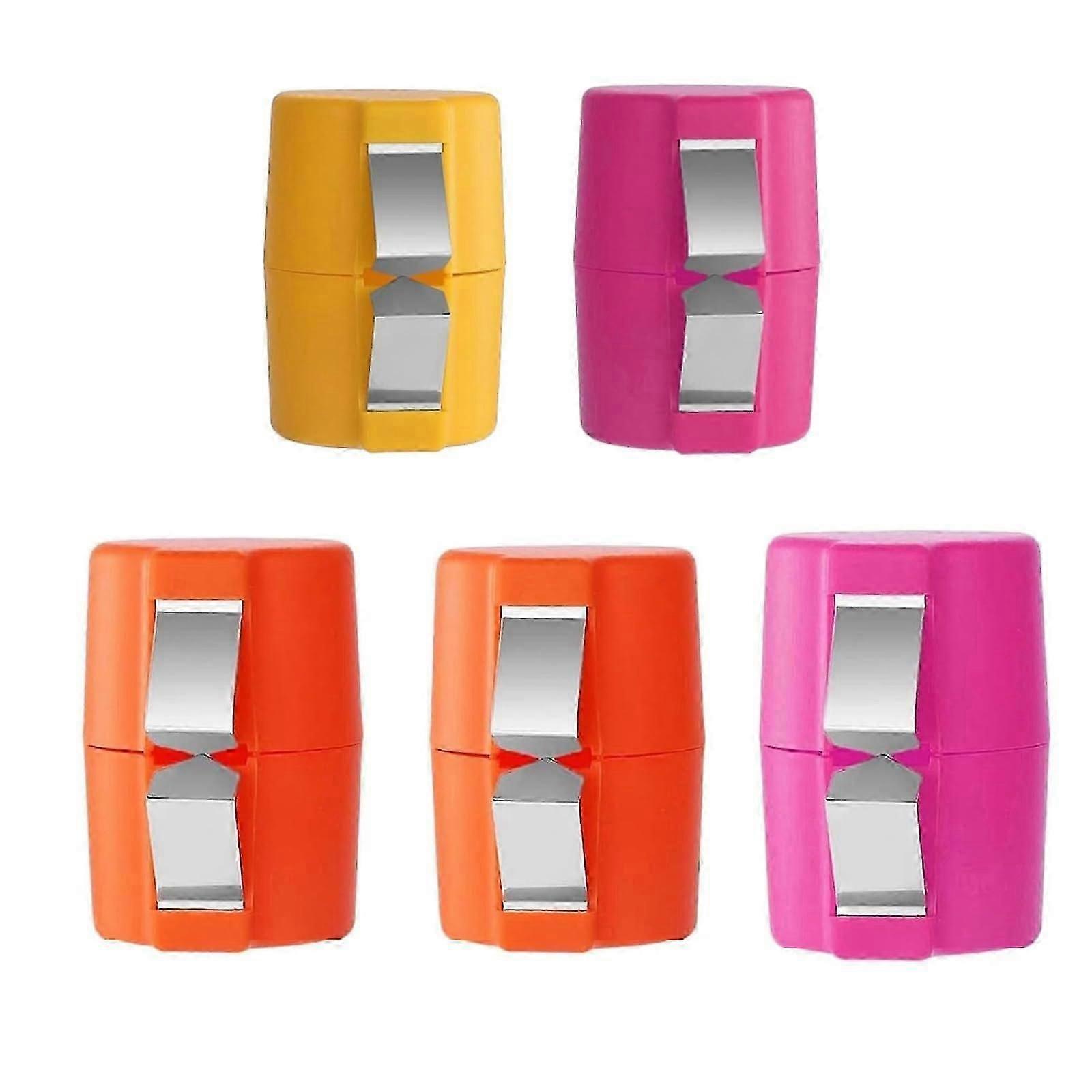 Egg Shell Opener, 5 Pieces Easy Egg Cracker, Egg Opener Tool (Orange, Pink, Yellow)