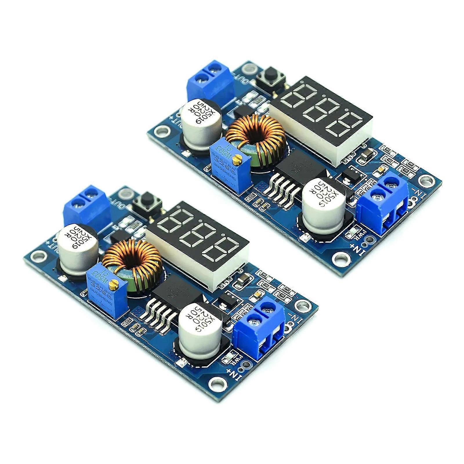 Adjustable Stepping Down Converters Module 4-38V to 1.25 36V 5A 75W Output High Efficiency Power Supply for Electronics Projects Multicolor