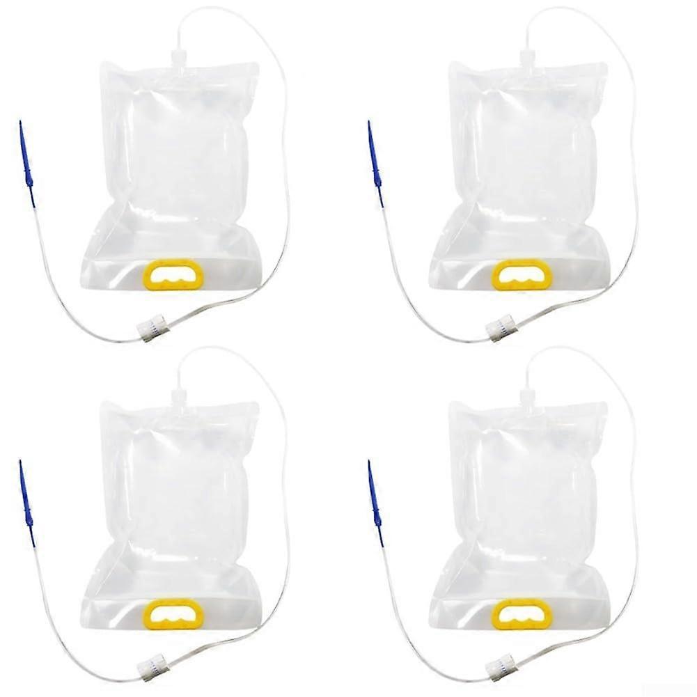 4 Pack Drip Irrigation Bags 35L Adjustable Flow Automatic Watering System for Indoor Plants Care