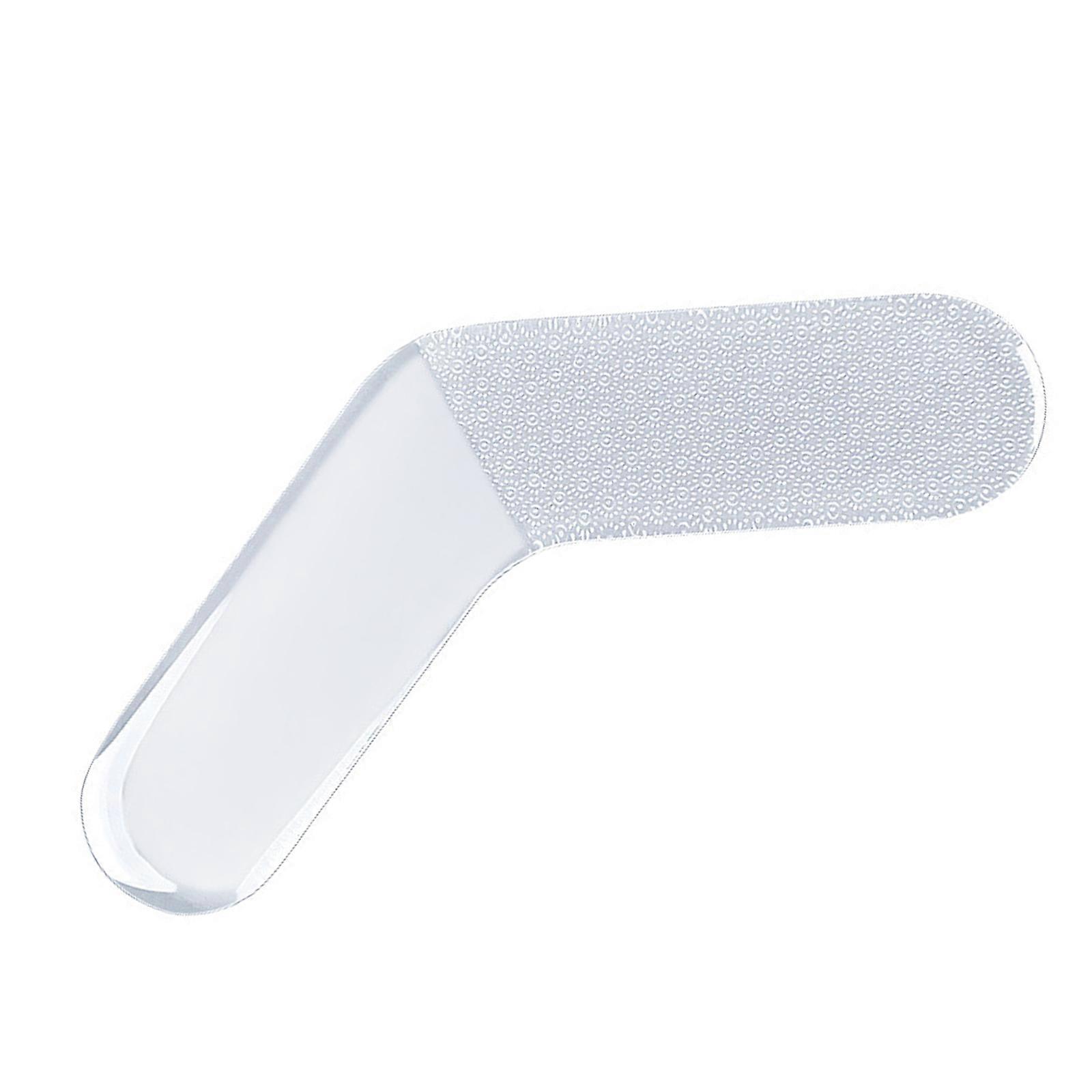 Advanced Tiny Glass Foot Scrubber Hygienic Outside Handle Efficient Removal For Soft Feet Multicolor