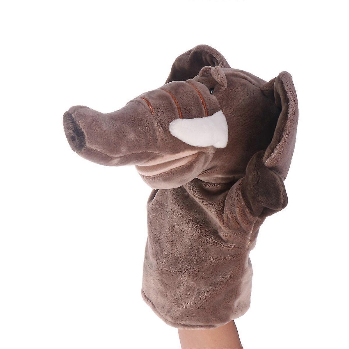 Animal Hand Puppet Elephant for Kids Playing with Educational Fun