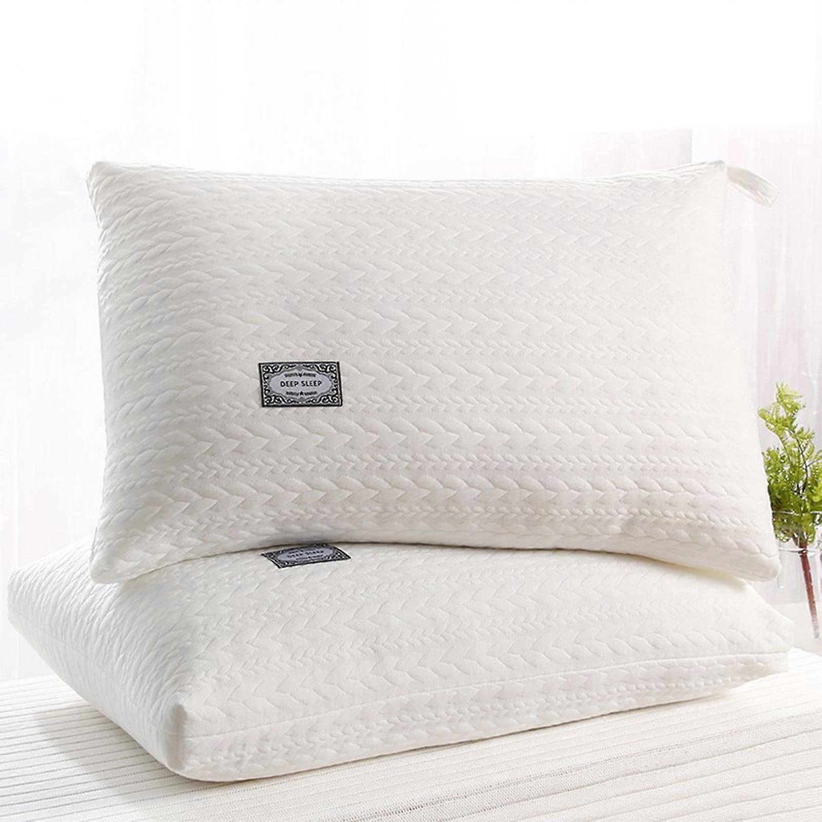 Standard Bed Pillows, Cooling & Soft Supportive Down Pillows for Sleeping or Decor, Compatible with Back, Side, Stomach Sleepers