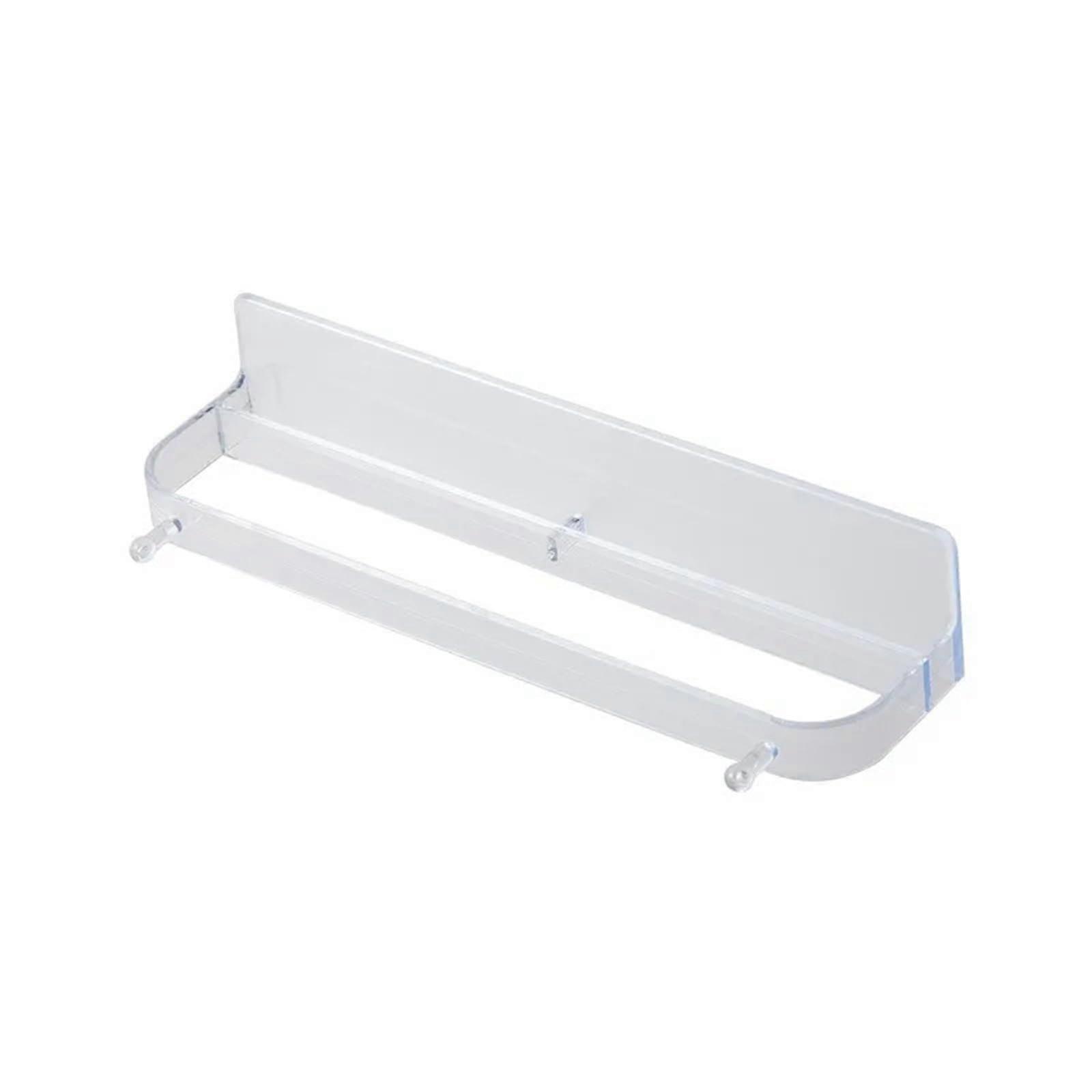 Wall Mounted Shoe and Slipper Rack Set of 5 Space Saving Bathroom Storage Holders White