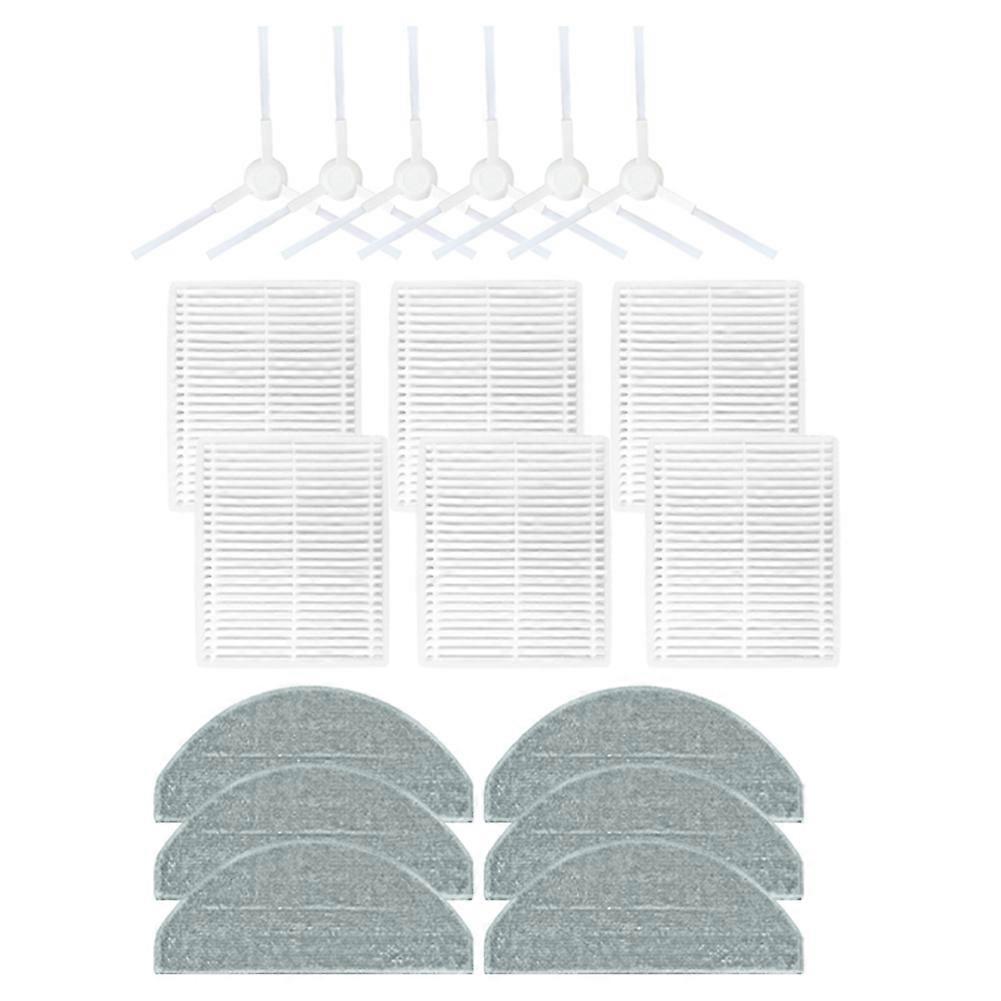 For Robot Vacuum E10 E12 B112 Side Brush Hepa Filter Mop Cloth
