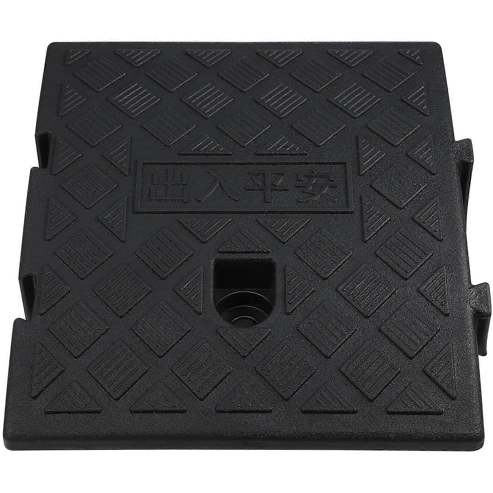 منحدر بلاستيكي عتبة بلاستيكية منحدر محمول عملي خفيف الوزن في الهواء الطلق منحدر