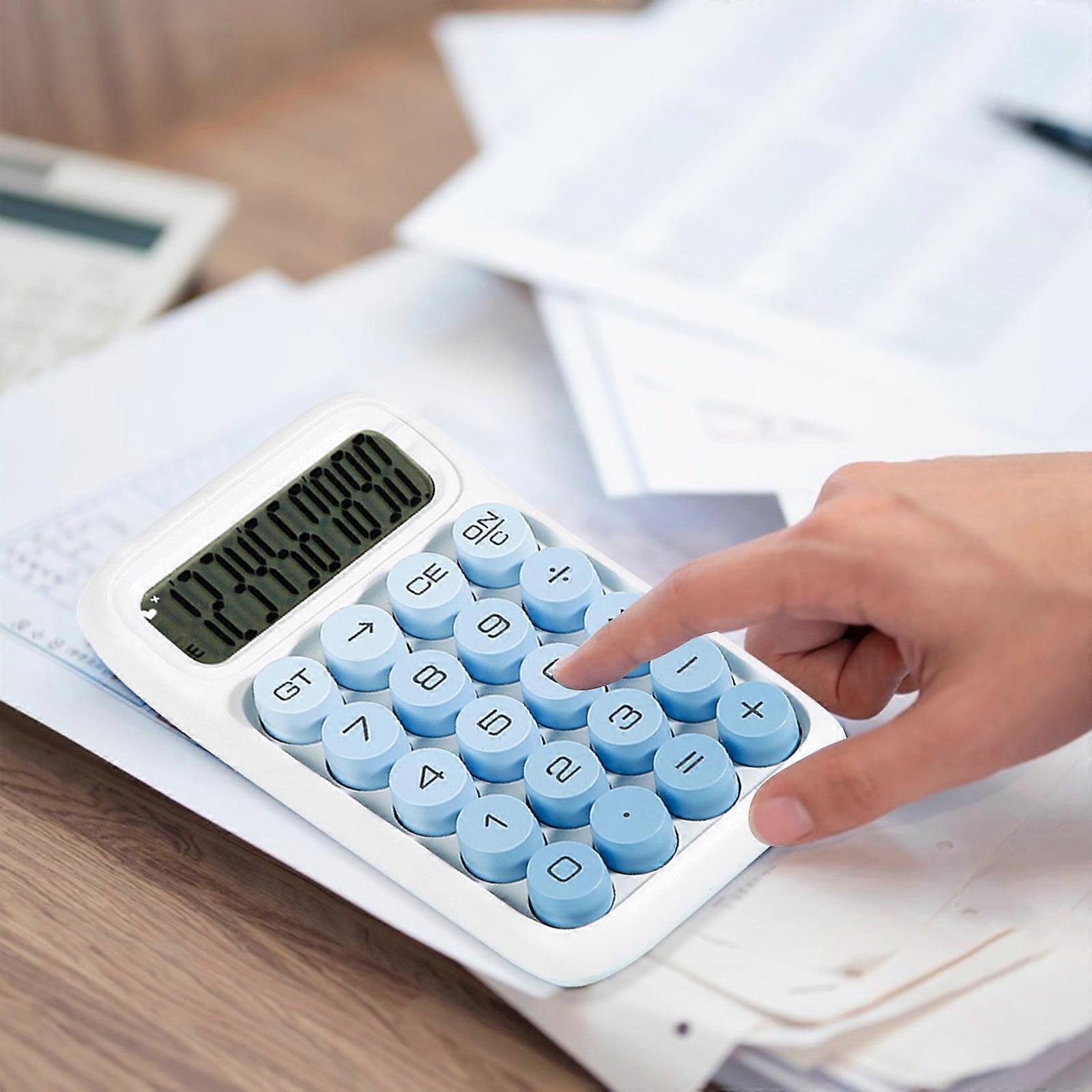 Kayannuo Mini Digital Calculator 10-Digit LCD Display, Pocket Size Smart Calculator for Kids, School, Home - Compatible with Basic Math Tasks