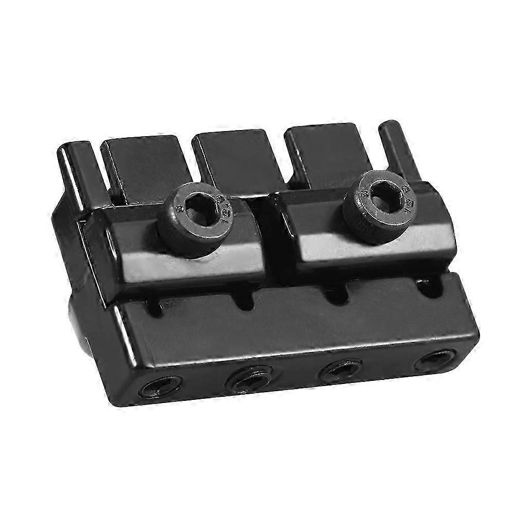 4-String Headless Bass Guitar Locking Nut Set, Zinc Alloy, Black