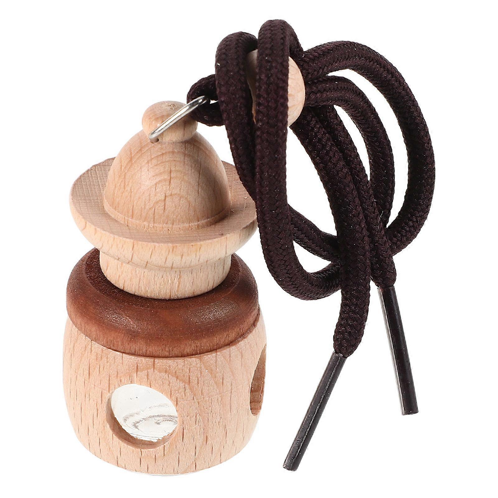 Essential Oil Car Diffuser Wooden Car Freshener Hanging Air Diffuser